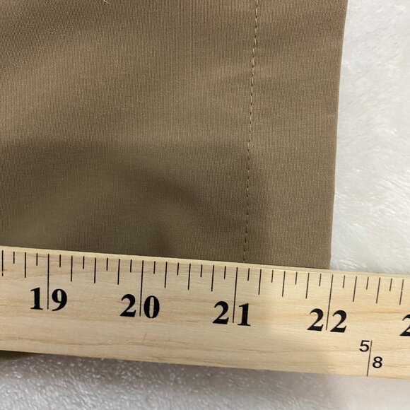 Utex Full Zip Jacket Coat Beige Tan Houndstooth Lined - Picture 10 of 10